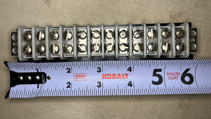 BARRIER 12-141 30A 600V 12P, 12 POSITION TERMINAL BLOCK BOARD 5940-00-983-6089