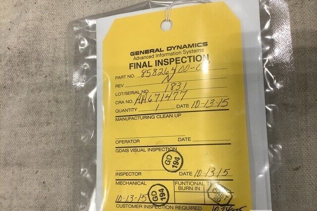 GENUINE ELECTROCRAFT E39ADD-1 INDUCTION MOTOR 85826400-01 NSN 6105-01-346-5128