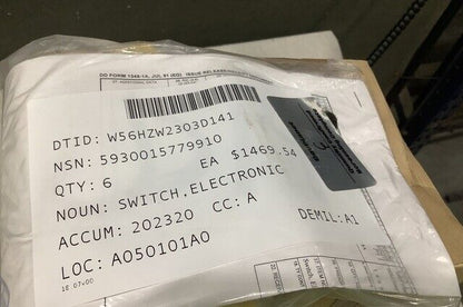 MRAP RG-31 ELECTRONIC SWITCH R0093091 5930015779910 5930-01-577-9910