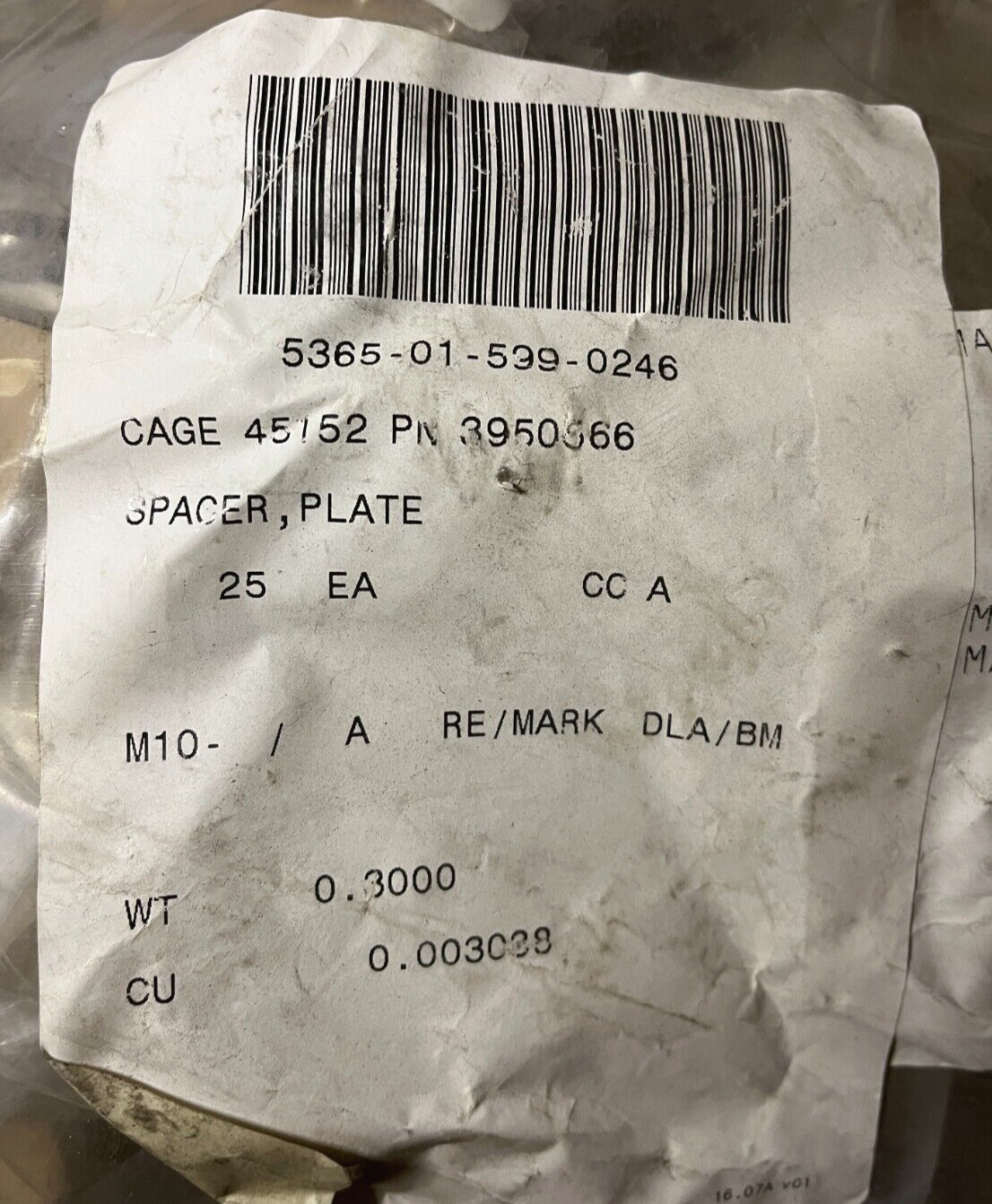 NEW MRAP M-ATV 3950566 SPACER PLATE5365015990246 5365-01-599-0246 USA-STOCK