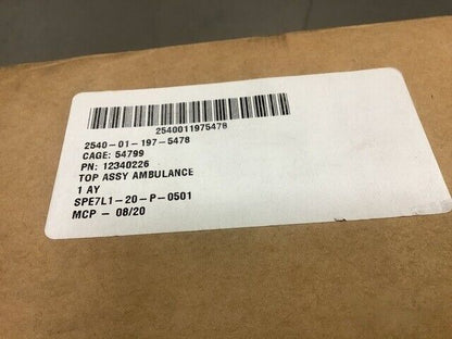 HMMWV CHMMWV 1-1/4 TON 12340226 5581438 AMBULANCE BODY COVER 2540-01-197-5478