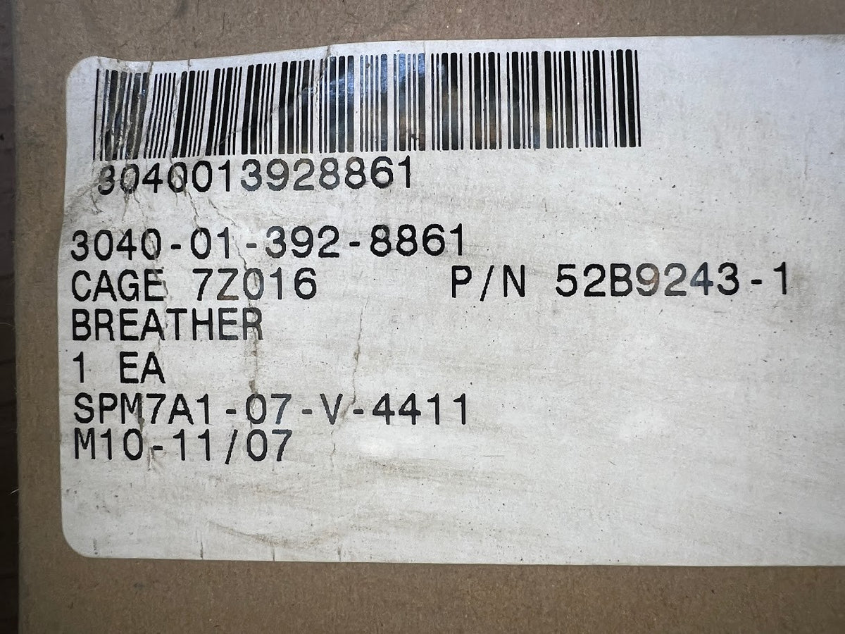 Breather 52B9243-1 NSN 3040-01-392-8861 - photo 8