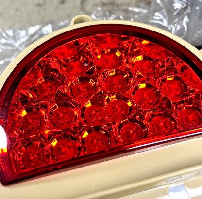 NEW LED HUMVEE M998 M35 2.5 TON 5 TON TAN 2EA. REAR TAIL LIGHT BRAKE LIGHT PAIR 6220-01-482-6105