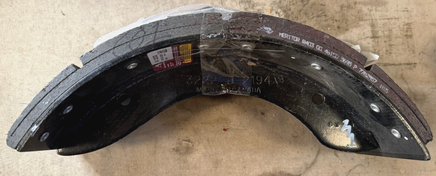 FMTV MERITOR A12232 BRAKE SHOE 3222-T-2230 A1 3222V2232 2530-01-510-3965