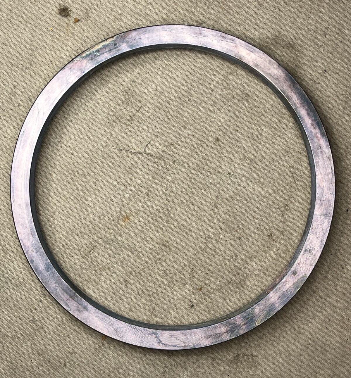 KNOX-CLASS FRIGATE D16130 SOFT STEEL SILVER PLAT SEAL RING 4820-00-316-4001 NOS