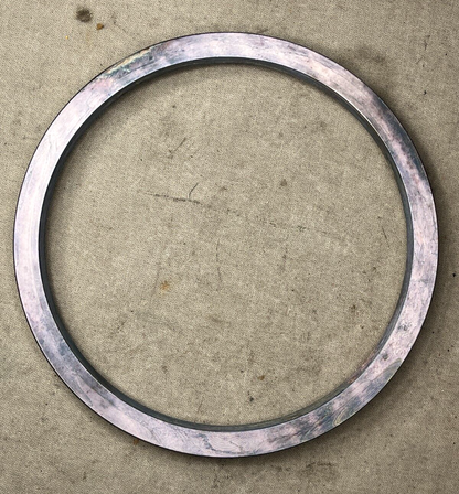 KNOX-CLASS FRIGATE D16130 SOFT STEEL SILVER PLAT SEAL RING 4820-00-316-4001 NOS