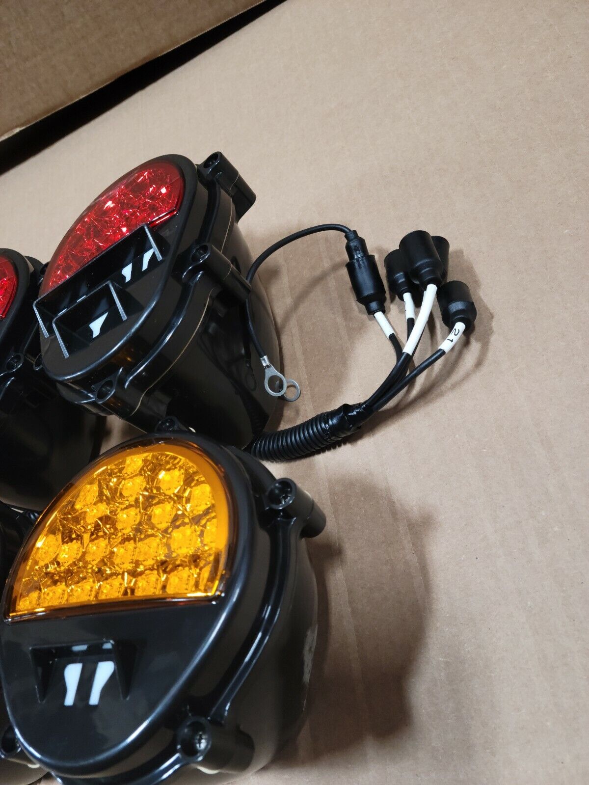 FULL LED CONVERSION KIT Military M998 Humvee RED, Amber, Side Marker HEAD Light