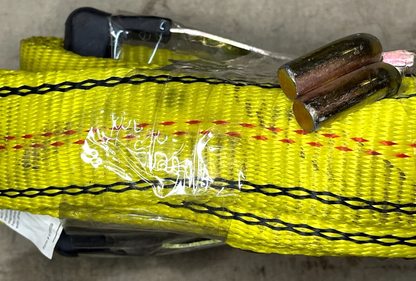 HEAVY DUTY TRUCK LOAD RATCHET TIE DOWN STRAP CLOSE FULLY TO ENGAGE SAFETY LOCK