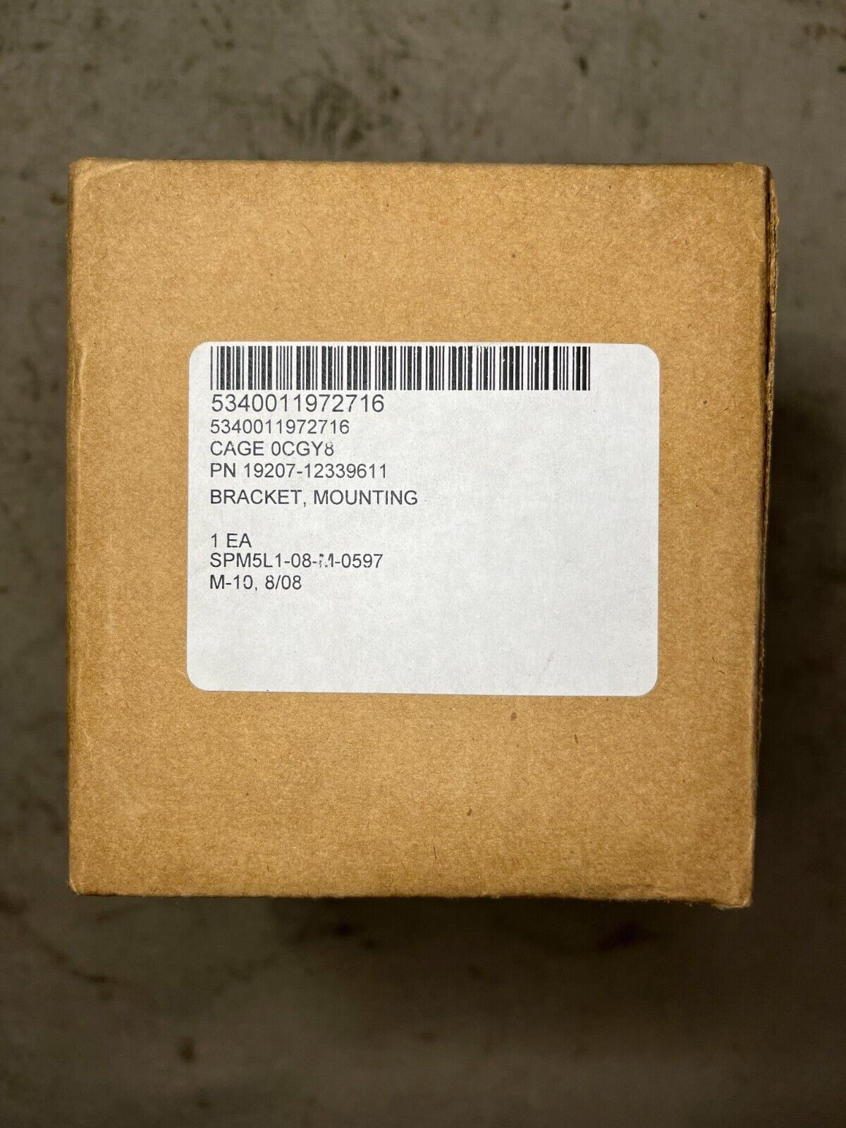 M998 HMMWV HUMVEE 12339611 DOOR GAS SPRING MOUNTING BRACKET 5340-01-197-2716