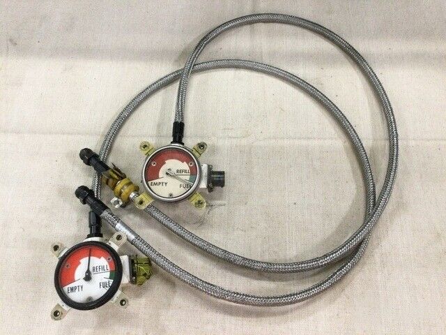 PARKER HANNIFIN 2760555-108 FLUID LEVEL INDICATOR ASSEMBLY 6680-01-127-8879 NOS