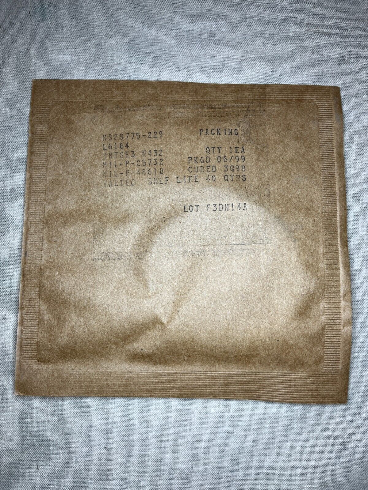 Lot of 12 MS28775-229 PREFORMED PACKING SEAL, O-RING AN6227B-23 5331-01-273-9071