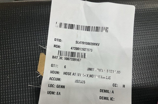 Drawer Hose 76124-1 NSN 4720-01-262-2573 - photo 7
