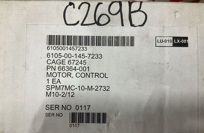 NORTHROP GRUMMAN 66364-001 BRAKE & GEAR TRAIN ASSEMBLY 66364 6105-00-145-7233
