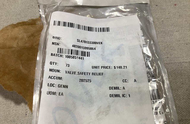Valve MK2A2 NSN 4820-01-599-5864 - photo 3