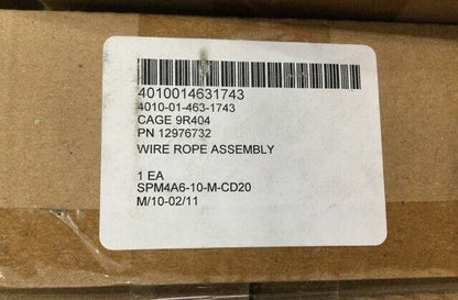 BRADLEY A4, A3 (BFVS) SINGLE LEG WIRE ROPE ASSEMBLY 12976732 4010-01-463-1743