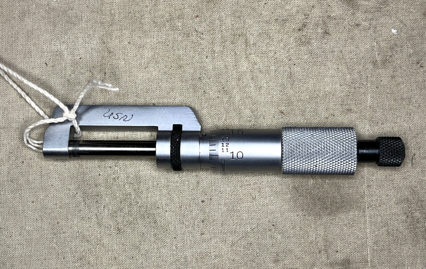 OUTSIDE MICROMETER CALIPER 228XRL 1'' 001'' LOCK NUT 07570174 5210-01-534-2746