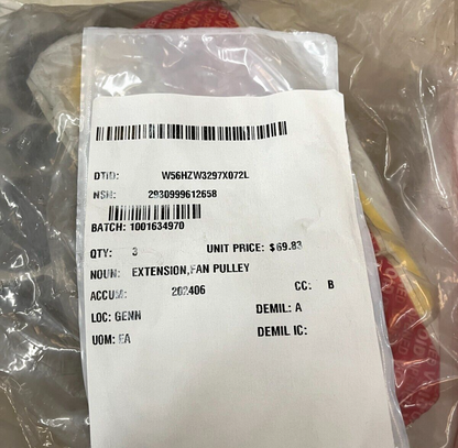 EXTENSION, FAN PULLEY W/MOUNTING HOLES FORKLIFT PARTS 3748W232 2930-99-961-2658