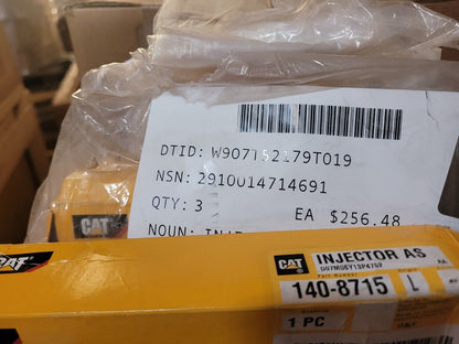 GENUINE CATERPILLAR CS433-C DRUM ROLLER FUEL INJECTOR ASSEMBLY 140-8715