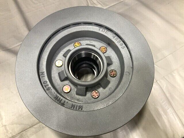 TRAILER BOAT TDE 46895X 12'' INTEGRAL DISC BRAKE ROTOR HUB 2530-01-642-5643