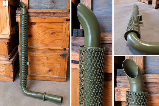HMMWV M998 Deep Water Fording Exhaust Pipe – Green | NSN 2990-01-496-4023 | P/N 12339849