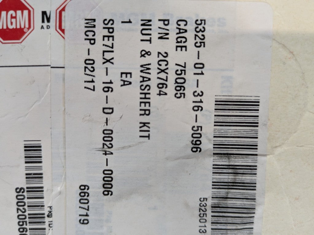 Indian Head Industries 9002001 Fastener Parts Kit - NSN 5325-01-316-5096 - inventory label