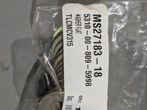 Goriziane Group SPA MS27183-18 Flat Washer - NSN 5310-00-809-5998 - inventory label
