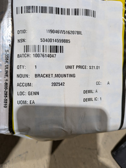 AM General 12506923 Mounting Bracket - NSN 5340-01-455-9885 - inventory label