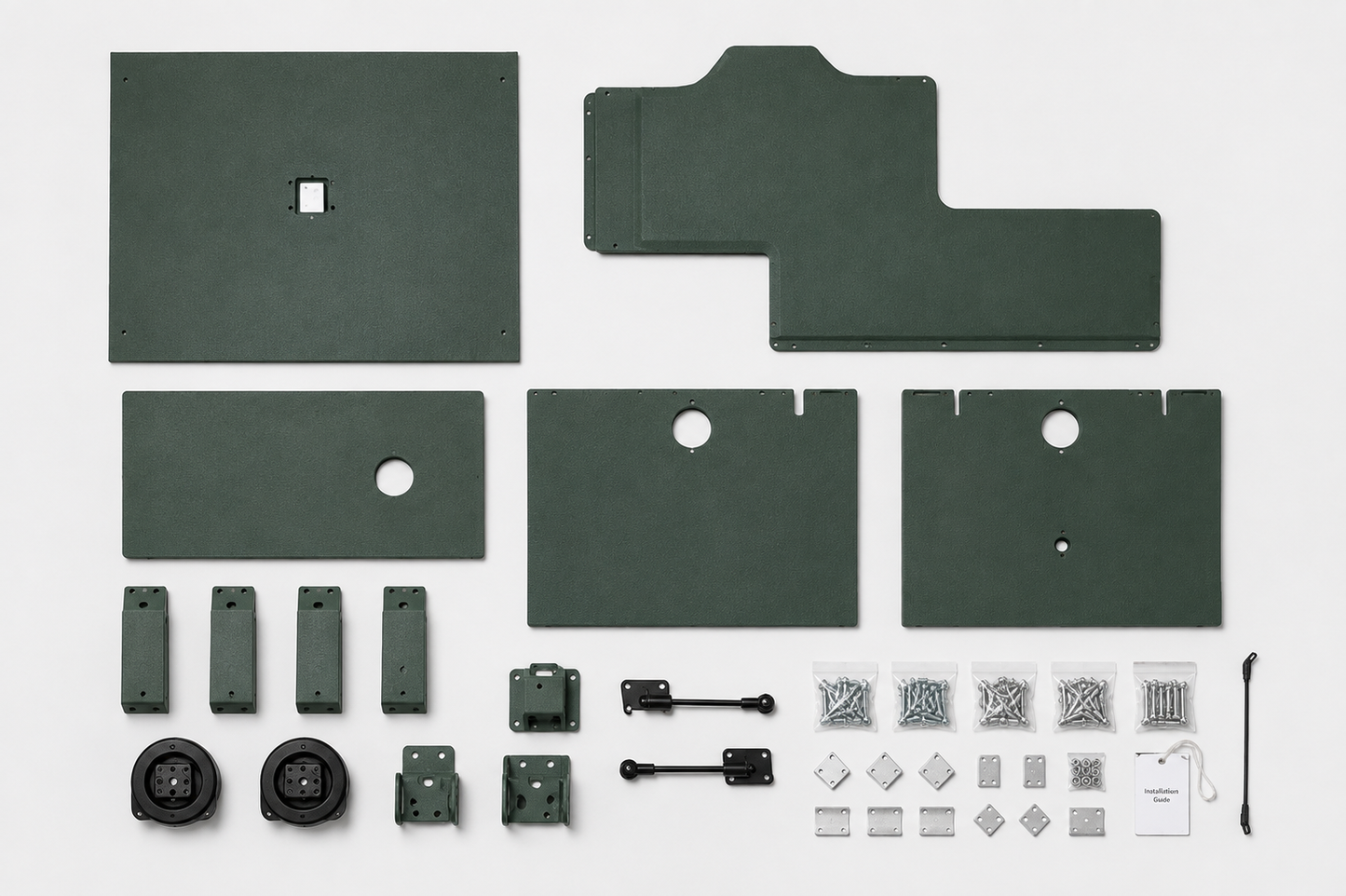 HMMWV HUMVEE H1 2 Rear Seat Belt & Insulation kit, 2510-01-410-7037, M998