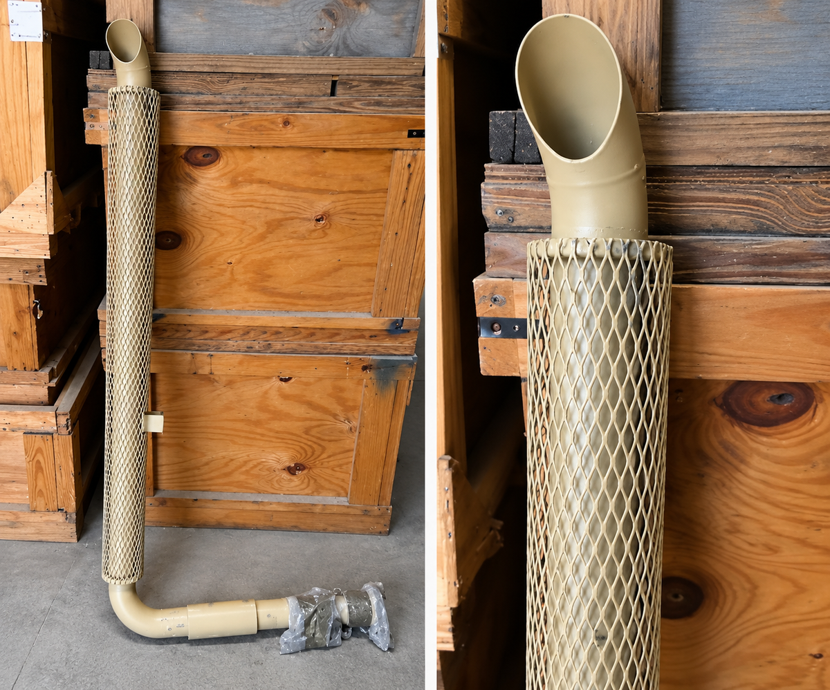HMMWV M998 Deep Water Fording Exhaust – Tan | P/N 12339849