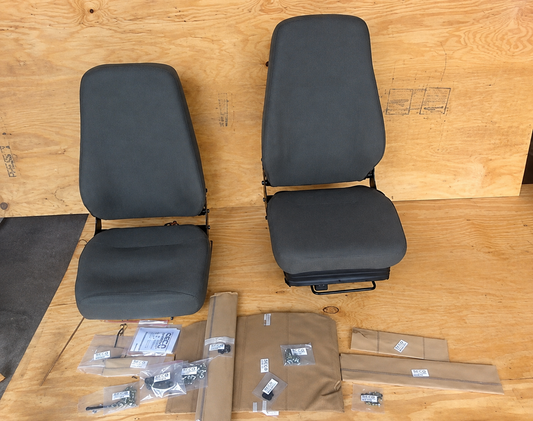 High Back SEAT KIT M998 HMMWV Humvee  GREEN Driver & Commander Seat 57K0290