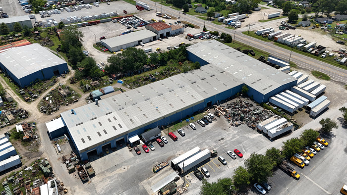 Aerial view of the SECO site and surrounding storage