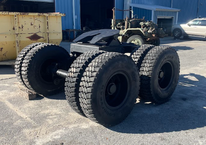 Fifth Wheel Dolly Converter Tandem Axle Dolly 8 Wheels W/ Tongue