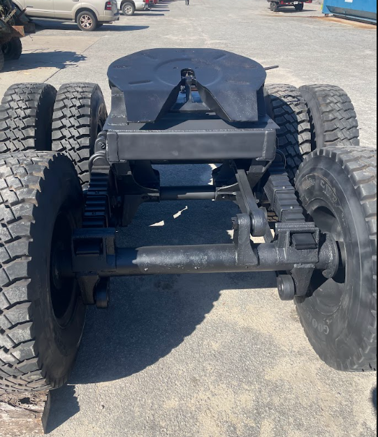Fifth Wheel Dolly Converter Tandem Axle Dolly 8 Wheels W/ Tongue