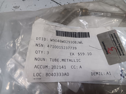 Red Dot RD-4-5878-0P Tube, Metallic - NSN 4710-01-523-7739 - inventory label