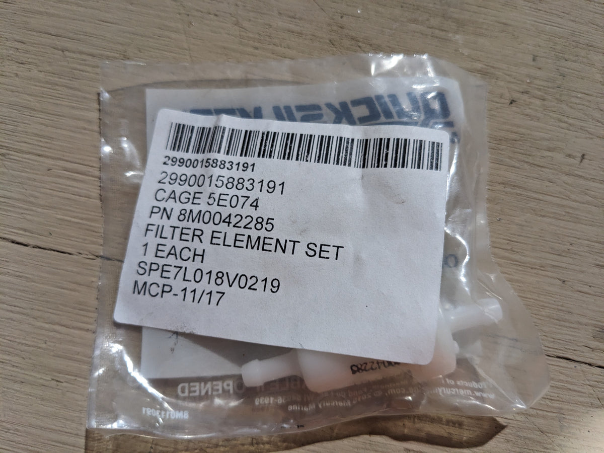 Brunswick Corp 8M0042285 Filter Element Set - NSN 2990-01-588-3191 - inventory label