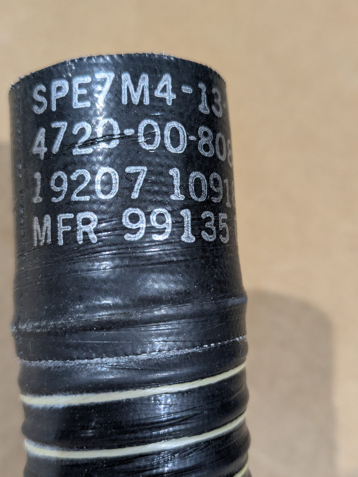 U S Army Tank Automotive Command 10918918-3 Air Duct Hose - NSN 4720-00-808-7903 - photo 2