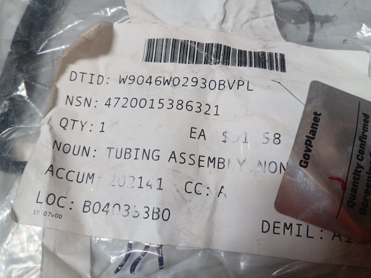 Independent Rough Terrain Center LLC 924161.0004 Tubing Assembly - NSN 4720-01-538-6321 - inventory label