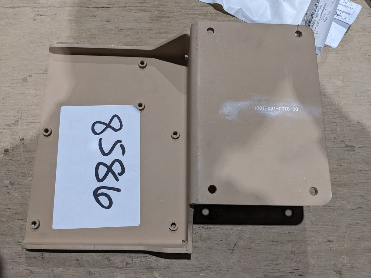 Light Of Mine LLC 1087-001-0078-00 Vehicular Bracket - NSN 2590-01-600-8586 - inventory label