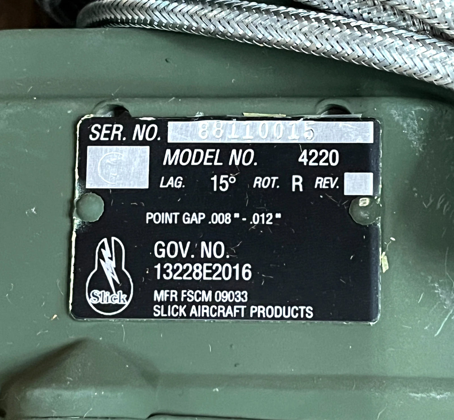 Slick Magneto 4220 4-cylinder government surplus 2920-01-258-6519  13228E2015-2