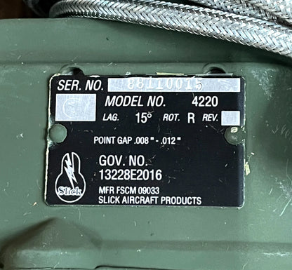 Slick Magneto 4220 4-cylinder government surplus 2920-01-258-6519  13228E2015-2