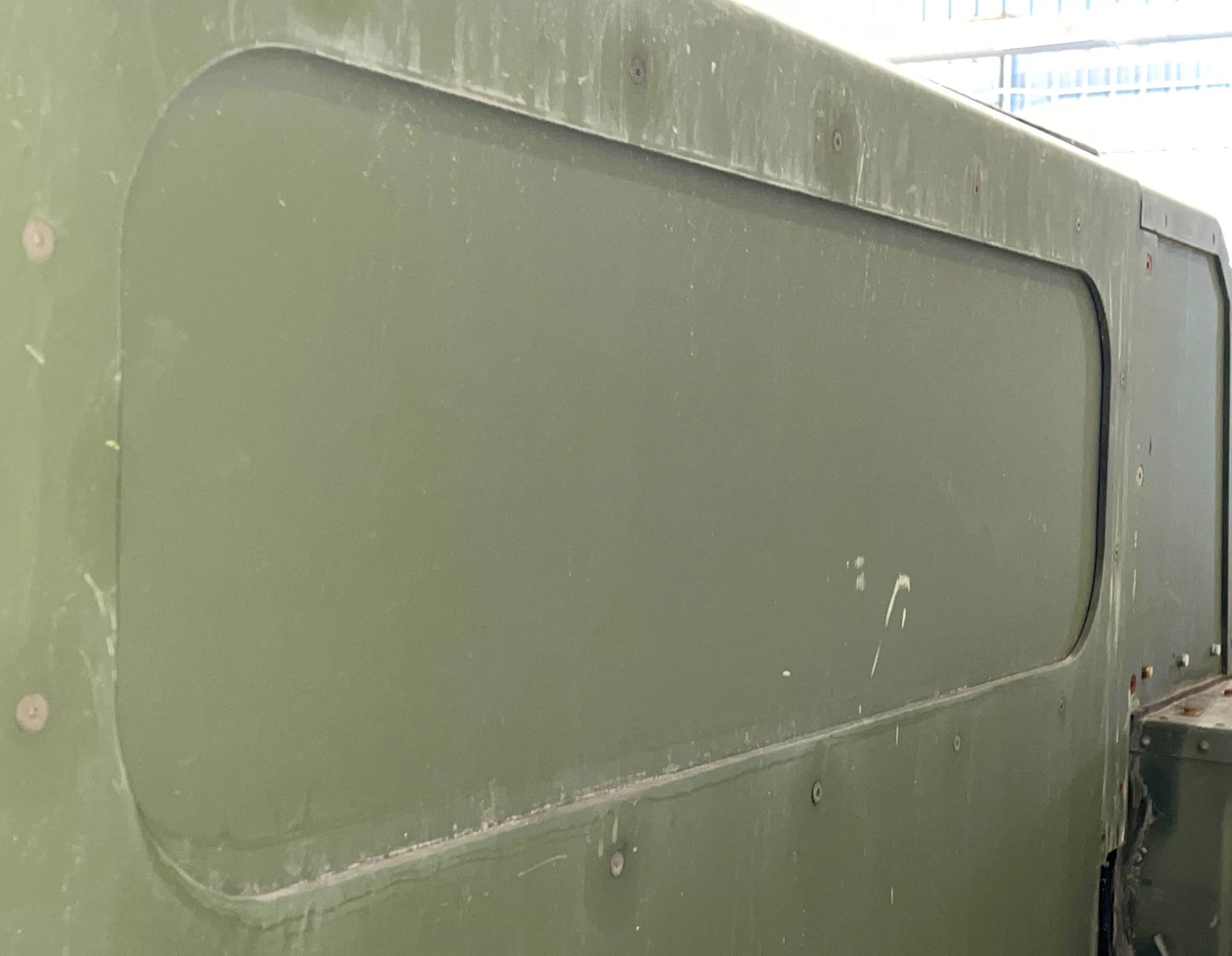 M1100 SERIES HMMWV OEM AMG REAR WINDOW CLOSEOUT PANEL 6020180 / 2510-01-611-0186