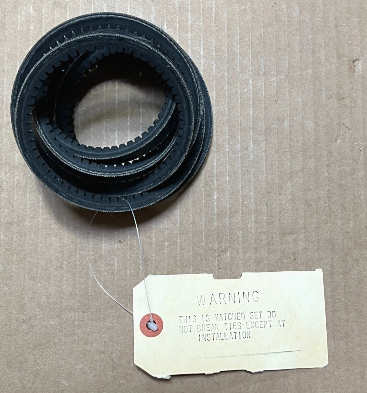 GOODYEAR PARKER-HANNIFIN DIESEL ENGINE MATCHED V-BELT SET 3/8 x 37 MS51065-37-2 3030-00-537-1531