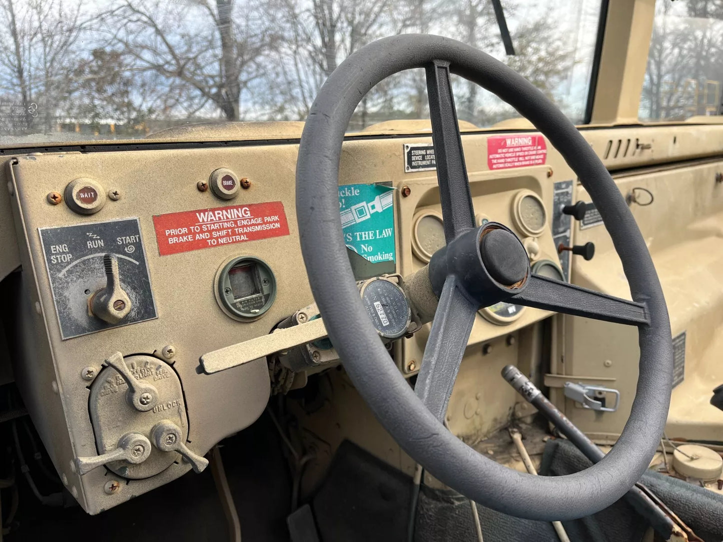 M998 4 MAN WITH CAMO SOFT TOP HUMVEE HMMWV WITH 67,220 MILES FOR SALE