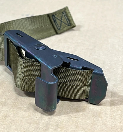 (4) M998 HMMWV HUMVEE STRAP OD GREEN WEBBING STRAP, WEBBING STORAGE RACK MILITARY STRAP