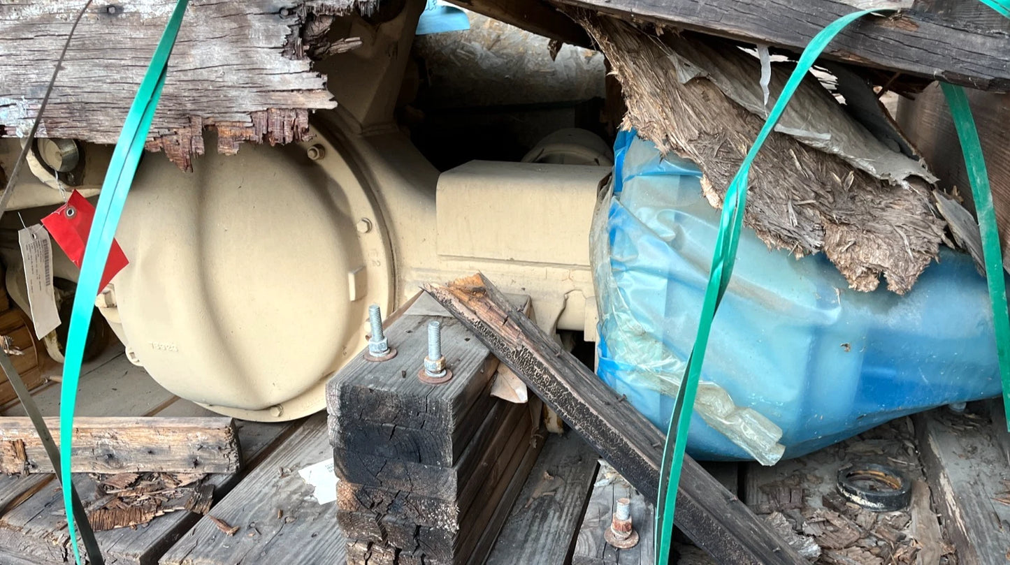 NOS M977 M978 HEMTT A4 COMPLETE DRIVING AXLE ASSEMBLY 3824080 / 2520-01-572-2744