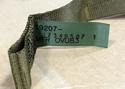 (4) M998 HMMWV HUMVEE STRAP OD GREEN WEBBING STRAP, WEBBING STORAGE RACK MILITARY STRAP