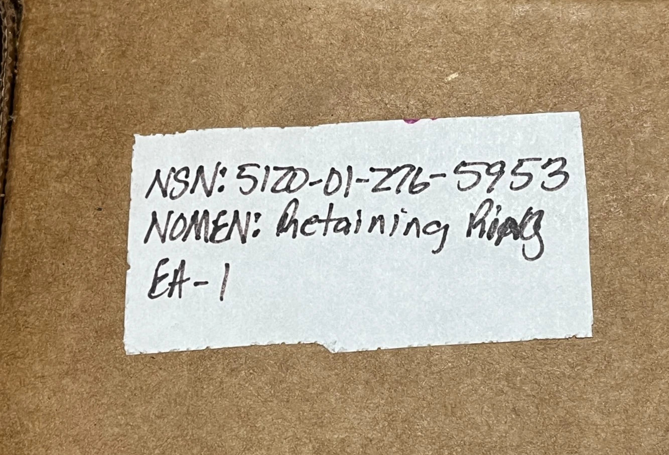 PISTON RING COMPRESSOR GUIDE RETAINING RING 5120-01-276-5953 / 9333846 / 8330363