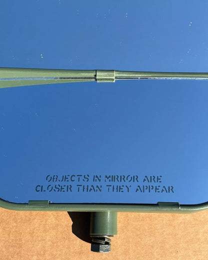 NEW HMMWV GREEN MIRROR ASSY SET, PAIR Humvee  H1 HUMMER, M998 (12342129,12342130)