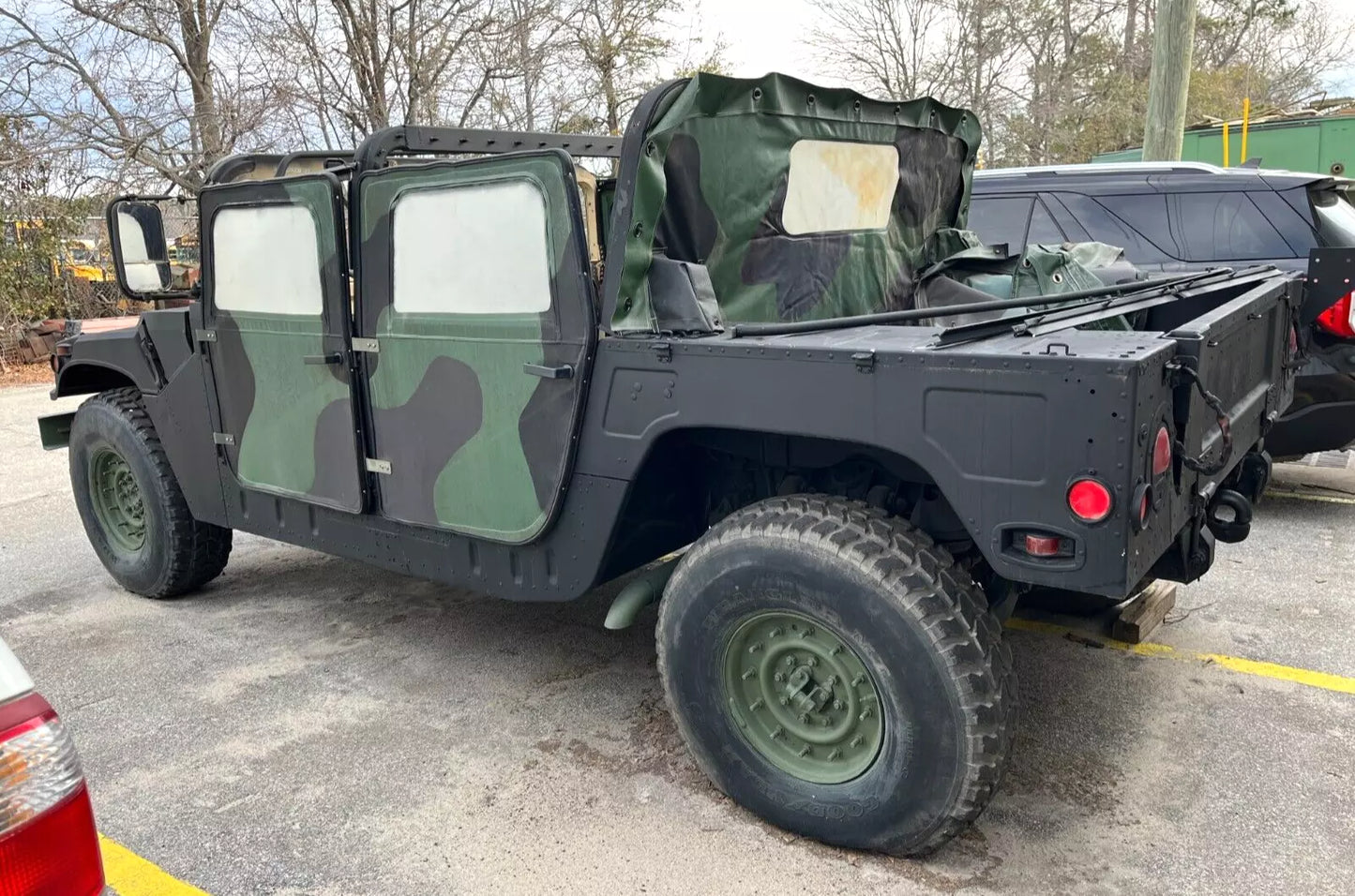 M998 4 MAN WITH CAMO SOFT TOP HUMVEE HMMWV WITH 67,220 MILES FOR SALE