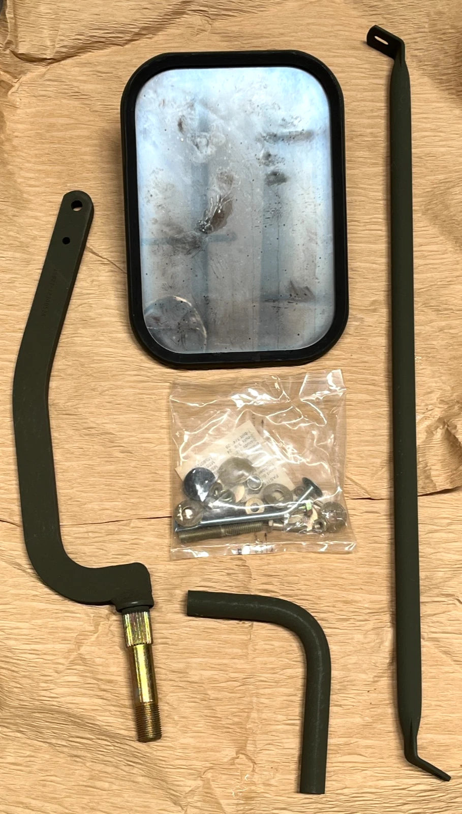 US ARMY MILITARY HEAVY TRUCK MIRROR PARTS KIT 12300525 2540-01-091-7629